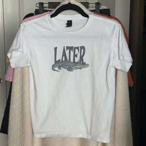 LATER ALLIGATOR - VINTAGE TEE - NEVER WORN!!! PERFECT CONDITION! - Size S